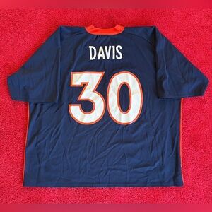 Terrell Davis Denver Broncos Logo Athletic Football Jersey